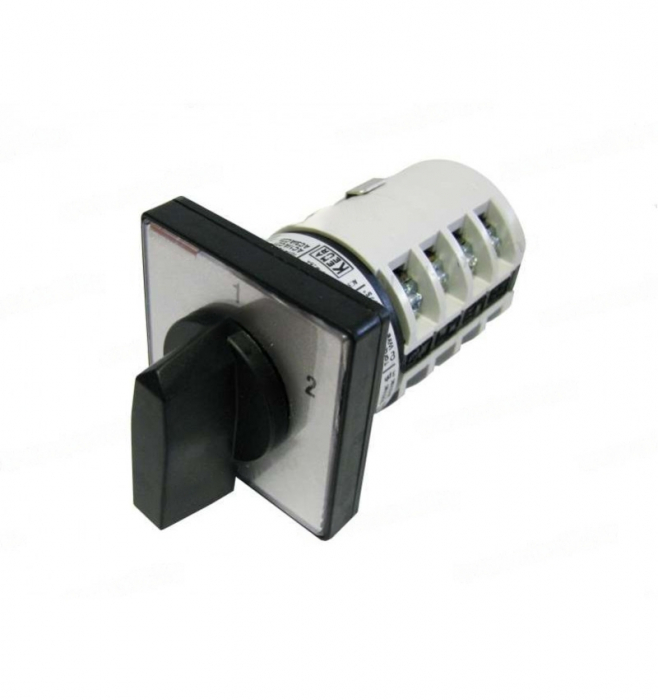 Comutator Dahlander 12A 4kW 3 poli 0-1-2 industrial cu came PACO rotativ IP40 [3]