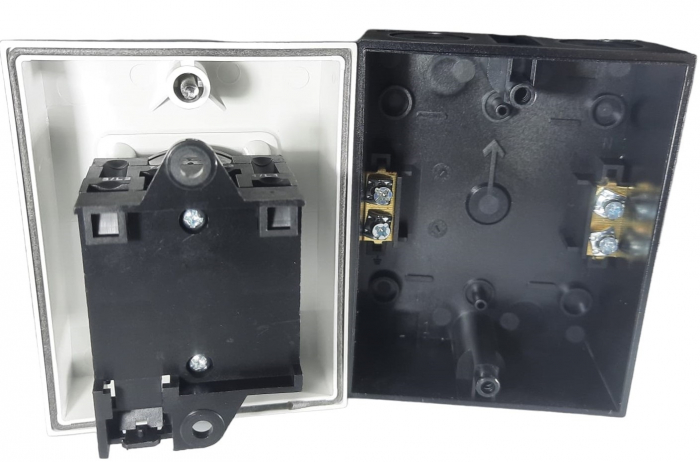 Intrerupator 20A 4kw 0-1 ON-OFF 4 poli 400V AC IP65 industrial aplicat casetat [6]