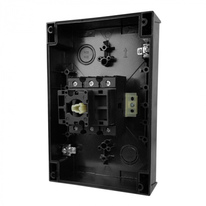 Intrerupator 63A 22kw 0-1 ON-OFF 3 poli 400V AC IP65 industrial aplicat casetat [4]