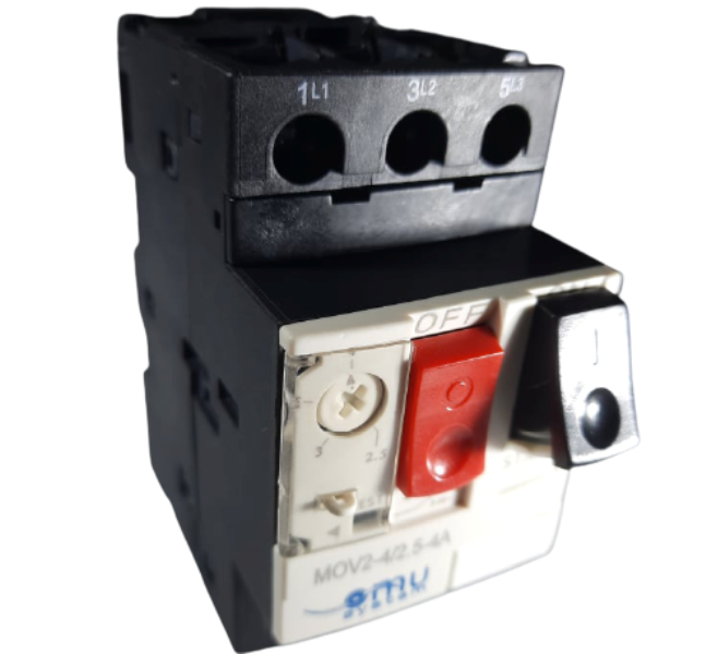 Intrerupator 4-6.3A protectie motor magneto-termic  montaj pe sina IP20 [6]