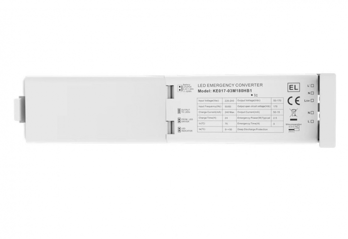 Kit de iluminat de urgență invertor+baterie pentru lampă LED liniara, iluminare de siguranta 3 ore IP20, 5 ani garantie [5]