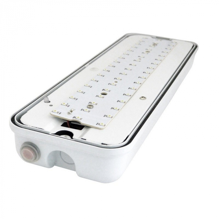 Lampa LED urgenta 6W  3 ore 1500mA 226.7lm lumina ruta evacuare emergenta IP65 [2]