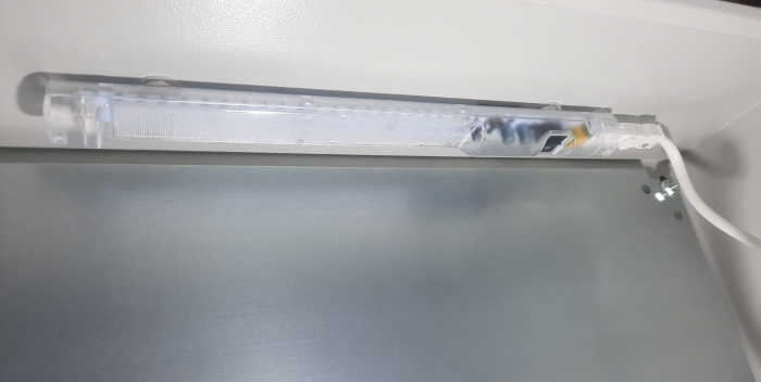 Lampa pentru iluminat tablouri electrice 48-265VAC/DC 5W 400lm IP20 cu intrerupator si fixare cu magnet [8]