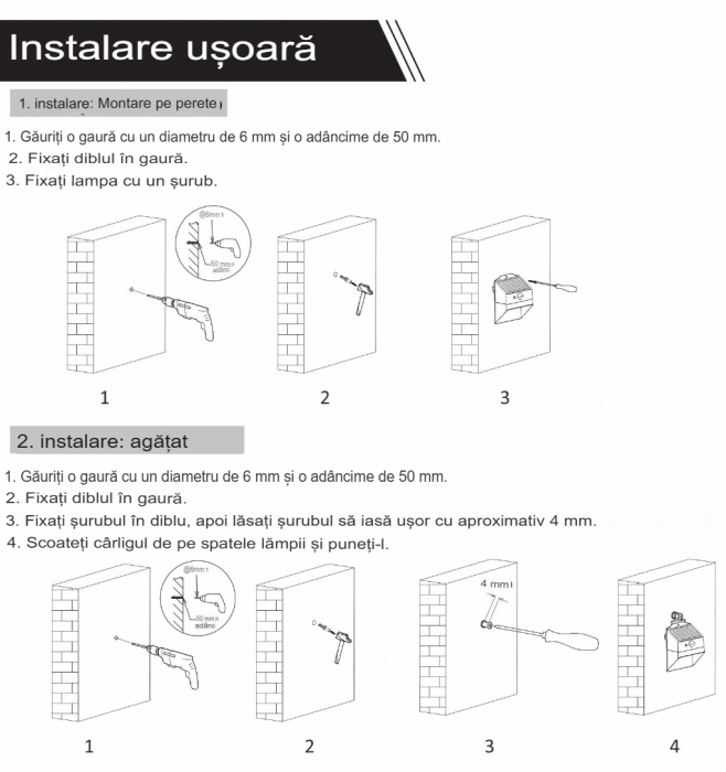 Lampă solară LED cu senzor de mișcare AMBIENT 2W 220lm 4000K 138,9 x 68,5 x 106,9 mm timp de iluminare 40 de ore IP65 [6]