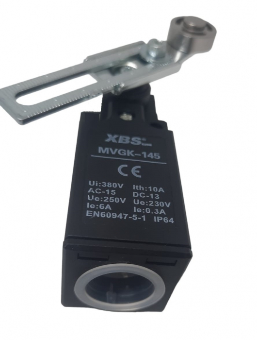 Limitator de cursa 1NO+1NC pârghie întrerupător de limită cu role reglabile în lungime IP64 [2]
