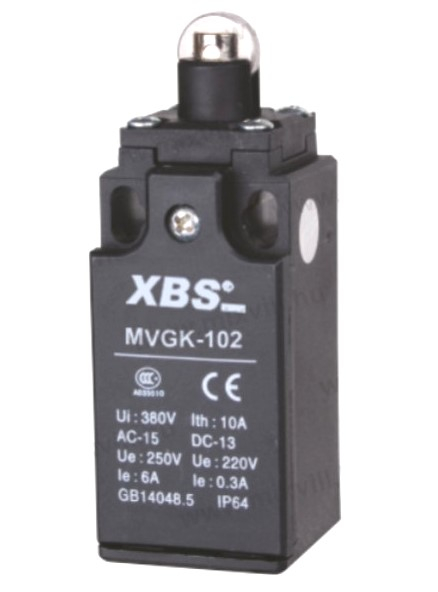 Limitator de cursa cu rola buton de limită 1NO+1NC comutator de poziție cu buton de presiune cu role IP64 [2]