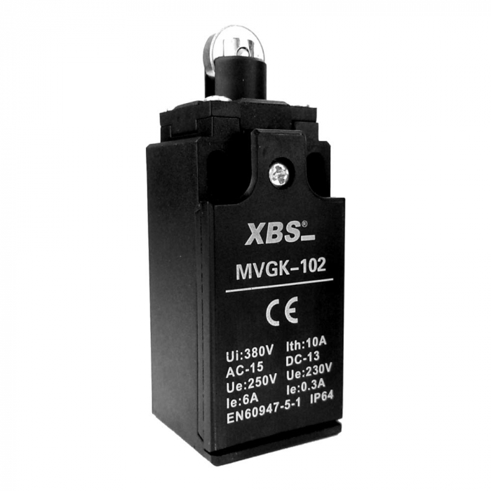 Limitator de cursa cu rola buton de limită 1NO+1NC comutator de poziție cu buton de presiune cu role IP64 [1]
