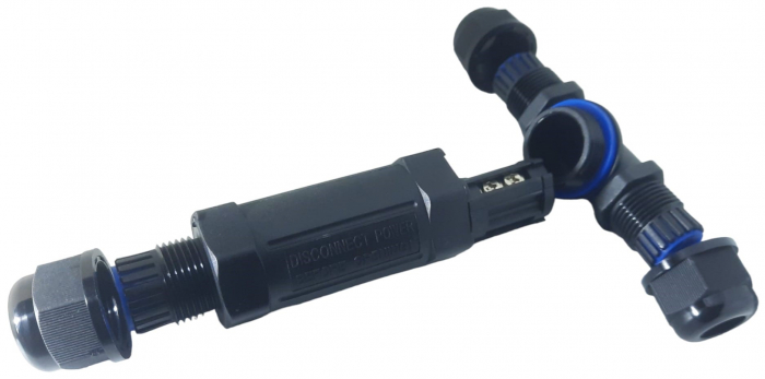 Manson 3 fire 0.5-2.5mm² tip T conector mufa imbinare cabluri ramificatie 16A IP68 [3]