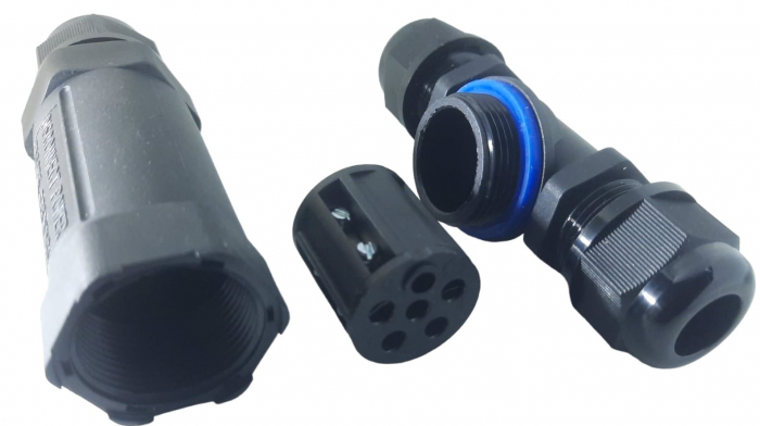 Manson 5 fire 0.5-2.5mm² tip T conector mufa imbinare cabluri ramificatie 16A IP68 [5]