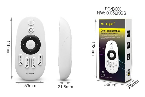 Mi-Light MiBoxer Group Control Telecomandă grup Dimmer FUT007 [4]