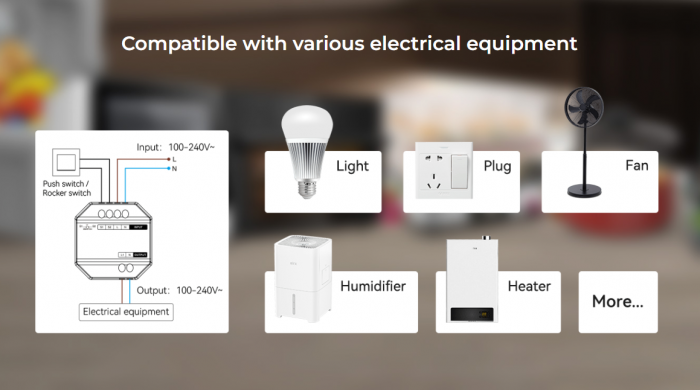 Mi-Light MiBoxer WL-SW1 Smartlife Switch Comutator inteligent Tuya WiFi+2.4G RF switch [14]