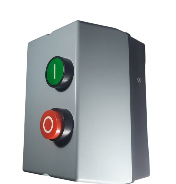 Motor starter 1.6-2.5A (0.75kW) 230V pornire motor echipat cu contactor si releu termic IP65 [1]