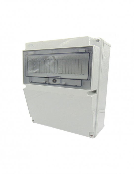 Panou din plastic ABS neechipat 10 module 290x210mm IP66 organizare de santier [1]