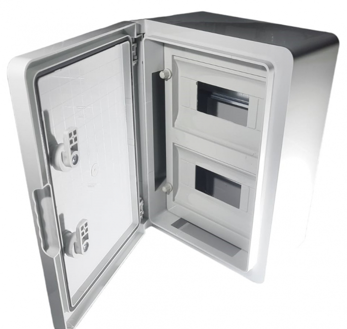 Panou electric ABS pentru distributie 400x300x170mm IP65 IK10 24 module [1]
