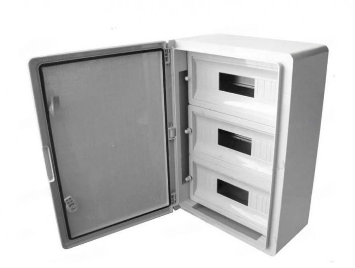 Panou electric ABS pentru distributie 500x350x190mm IP65 IK10 36 module [1]