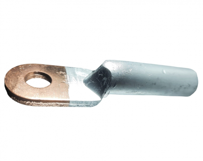 Papuc electric cupru aluminiu Cu-Al 120mm2 terminali tubulari diametru gaura 14mm lungime 120mm [1]