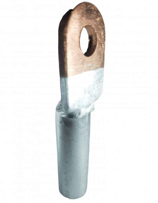 Papuc electric cupru aluminiu Cu-Al 120mm2 terminali tubulari diametru gaura 14mm lungime 120mm [3]