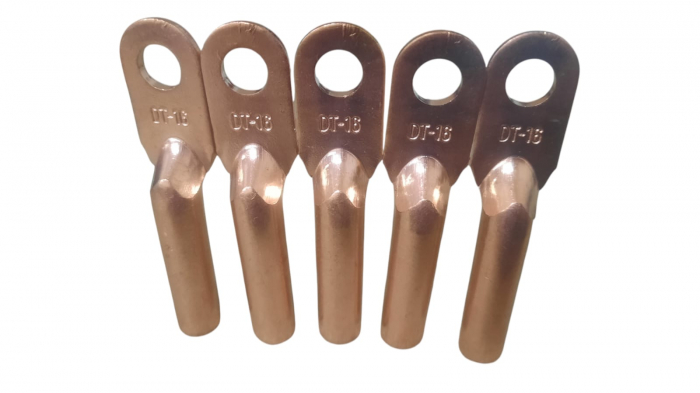 Papuc electric cupru Cu 16mm² terminali tubulari diametru gaura 8mm lungime 68mm [4]