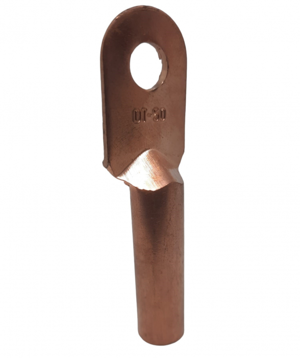 Papuc electric cupru Cu 70mm² terminali tubulari diametru gaura 12mm lungime 95mm [2]
