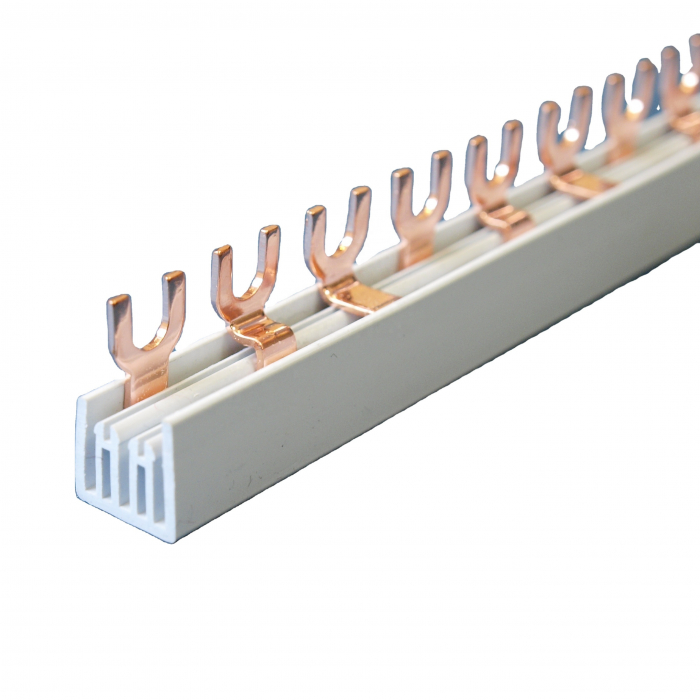 Pieptene busbar tip furca 3 poli (14x3 module) 80A 1000mm 16mm² [1]