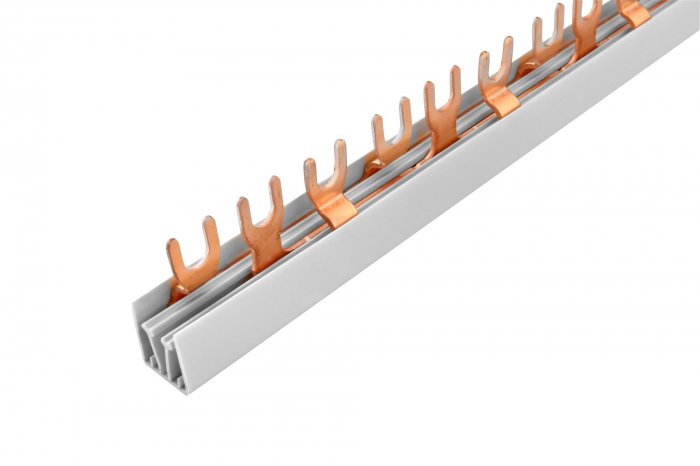 Pieptene busbar tip furca 3 poli (14x3 module) 80A 1000mm 16mm² [5]
