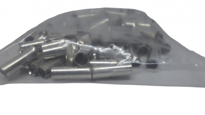 Pini tubulari neizolati 2.5 mm²  lungime 10mm set 100 bucati terminali ferule [3]