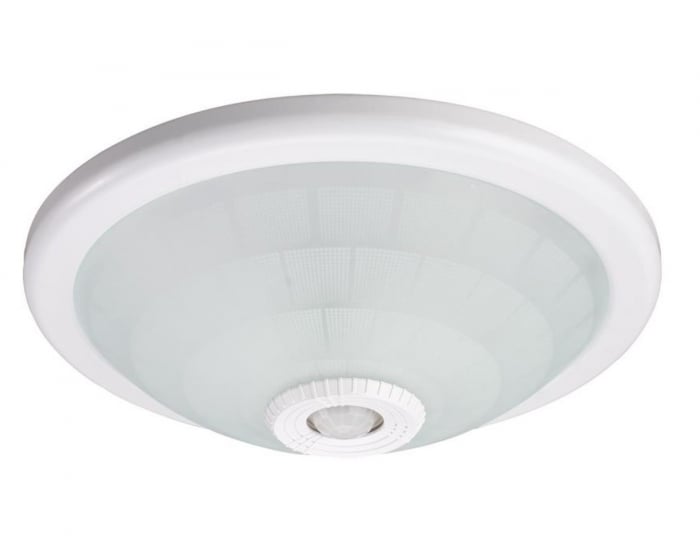 Plafonieră cu senzor de miscare 2xE27 300x97mm, max. 2x40W, max 6m, 360° 10s-3min IP20, garantie 3 ani [1]