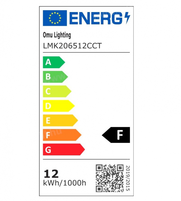 Plafoniera led 12W rotunda 220x57mm CCT lumina ajustabila calda (3000K 1040lm) naturala(4000K 1200lm) sau rece (6500K 1110lm) IP65 rezistenta la socuri IK10 100lm/W [2]