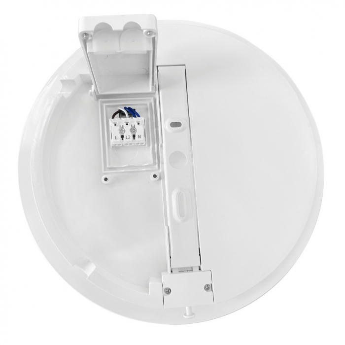 Plafoniera led 18W 1800lm 3CCT (3000K / 4000K / 6500K) 280x59mm PC (policarbon) cu kit de emergenta - urgenta iluminat 3 ore, IK10 IP65, 3 ani garantie [3]