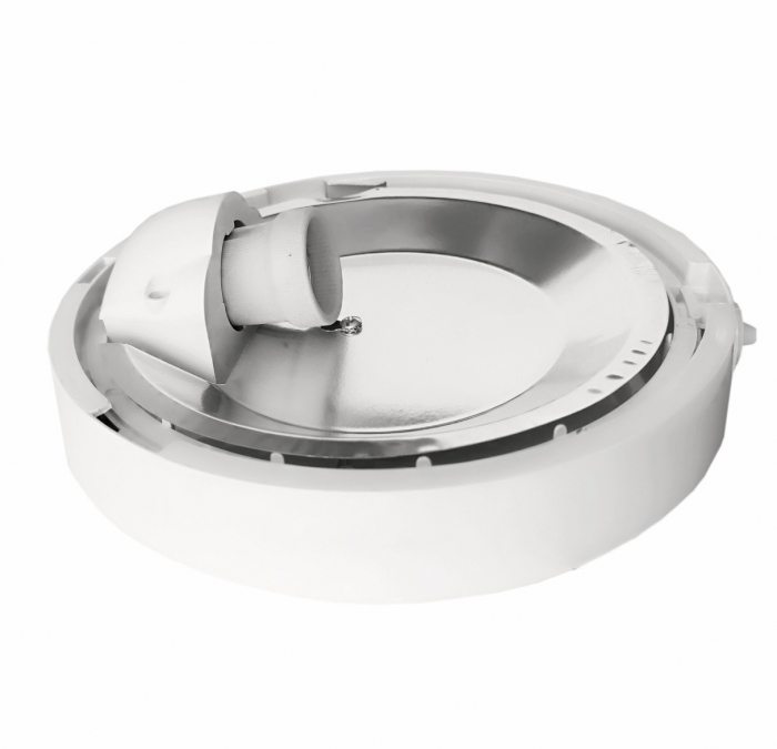 Plafoniera rotunda cu abajur din sticla 232x100mm E27 uzinala, maxim 100W IK06 IP44 cu montaj pe tavan sau perete,badt 3 ani garantie [2]