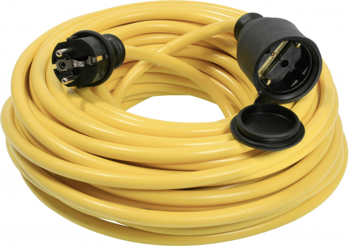 Prelungitor cordon flexibil 25 metri 3G2.5 cu stecher si cupla impamantate IP44 cablu V3V3-F [1]