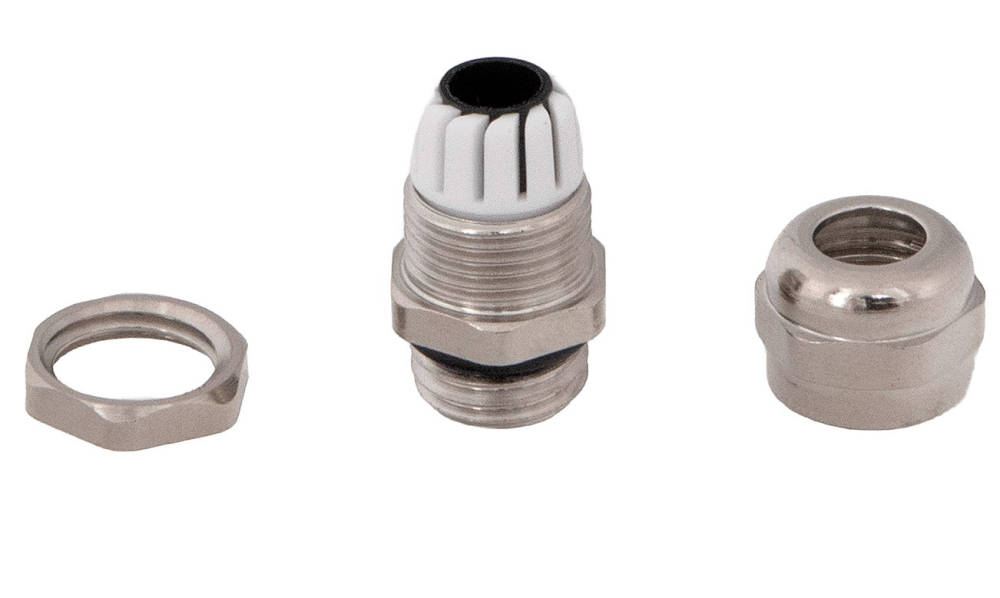 Presetupa metrica M12 din metal alama nichelata diametru 3-6.5mm IP68 [5]