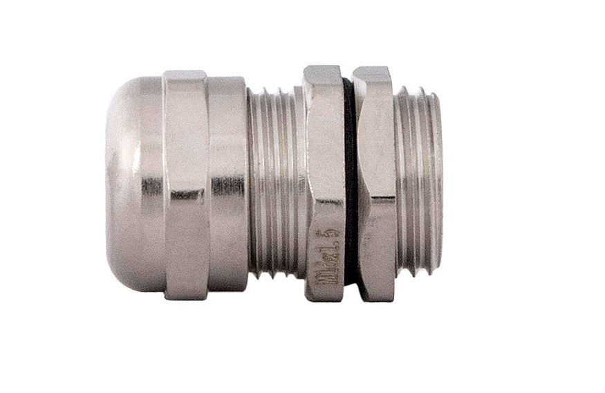 Presetupa metrica M16 din metal alama nichelata diametru 4-8mm IP68 [2]
