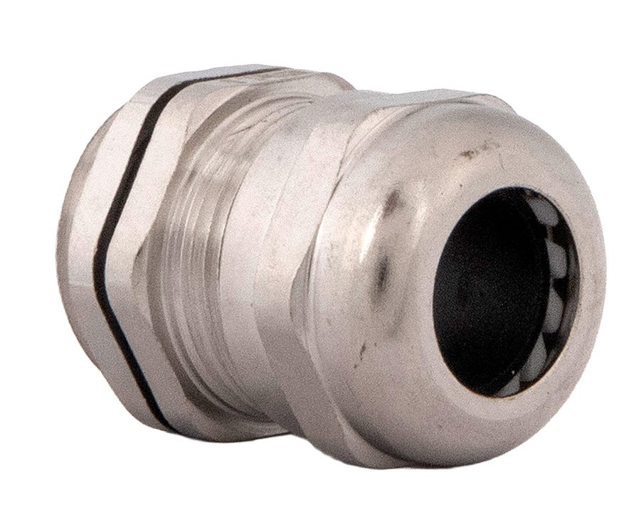 Presetupa metrica M20 din metal alama nichelata diametru 6-12mm IP68 [4]