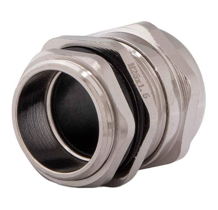 Presetupa metrica M25 din metal alama nichelata diametru 13-18mm IP68 [3]