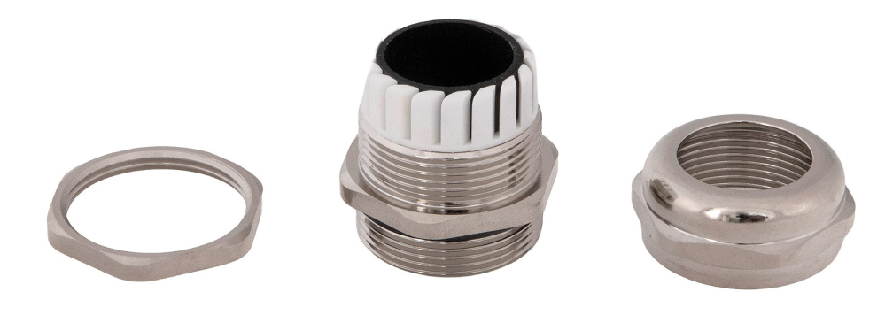 Presetupa metrica M32 din metal alama nichelata diametru 18-25mm IP68 [5]