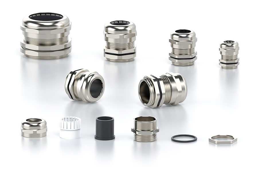 Presetupa metrica M32 din metal alama nichelata diametru 18-25mm IP68 [9]
