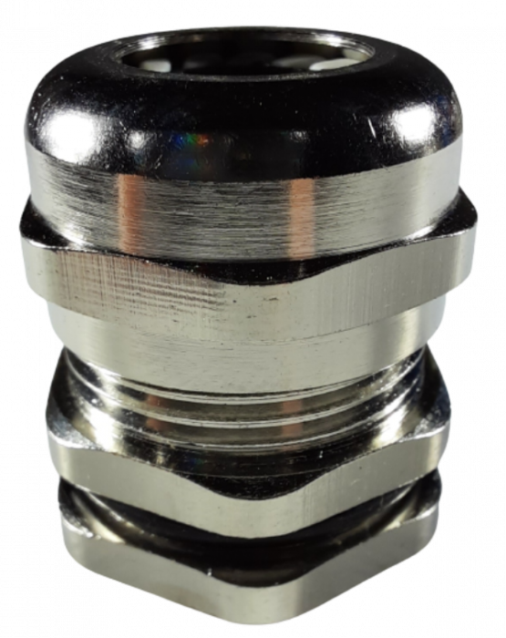 Presetupa metrica M32 din metal alama nichelata diametru 18-25mm IP68 [1]