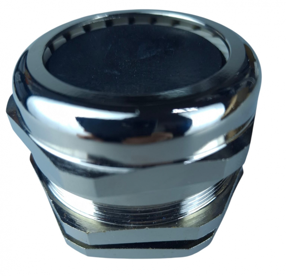 Presetupa metrica M50 din metal alama nichelata diametru 32-38mm IP68 [5]