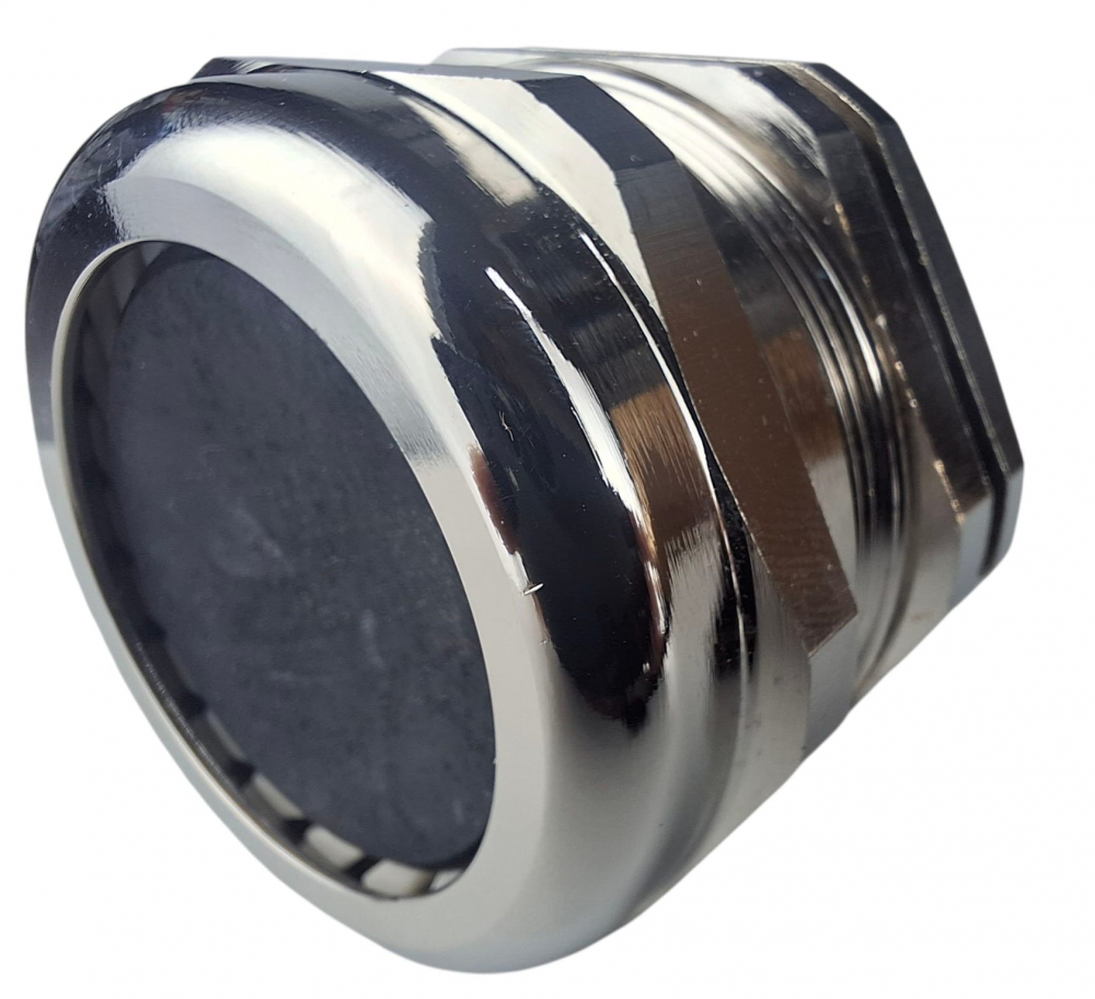 Presetupa metrica M50 din metal alama nichelata diametru 32-38mm IP68 [1]