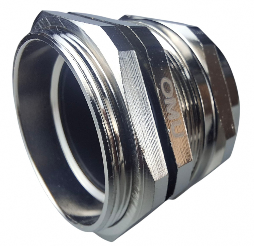 Presetupa metrica M50 din metal alama nichelata diametru 32-38mm IP68 [4]