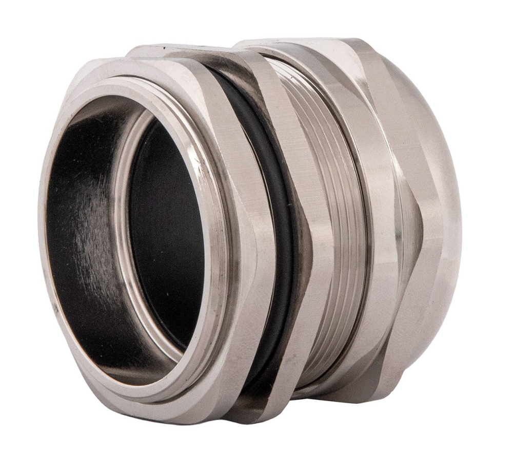 Presetupa metrica M50 din metal alama nichelata diametru 32-38mm IP68 [3]