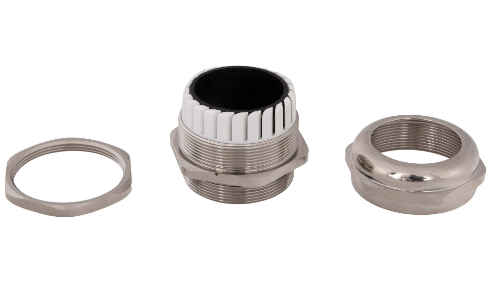 Presetupa metrica M50 din metal alama nichelata diametru 32-38mm IP68 [5]