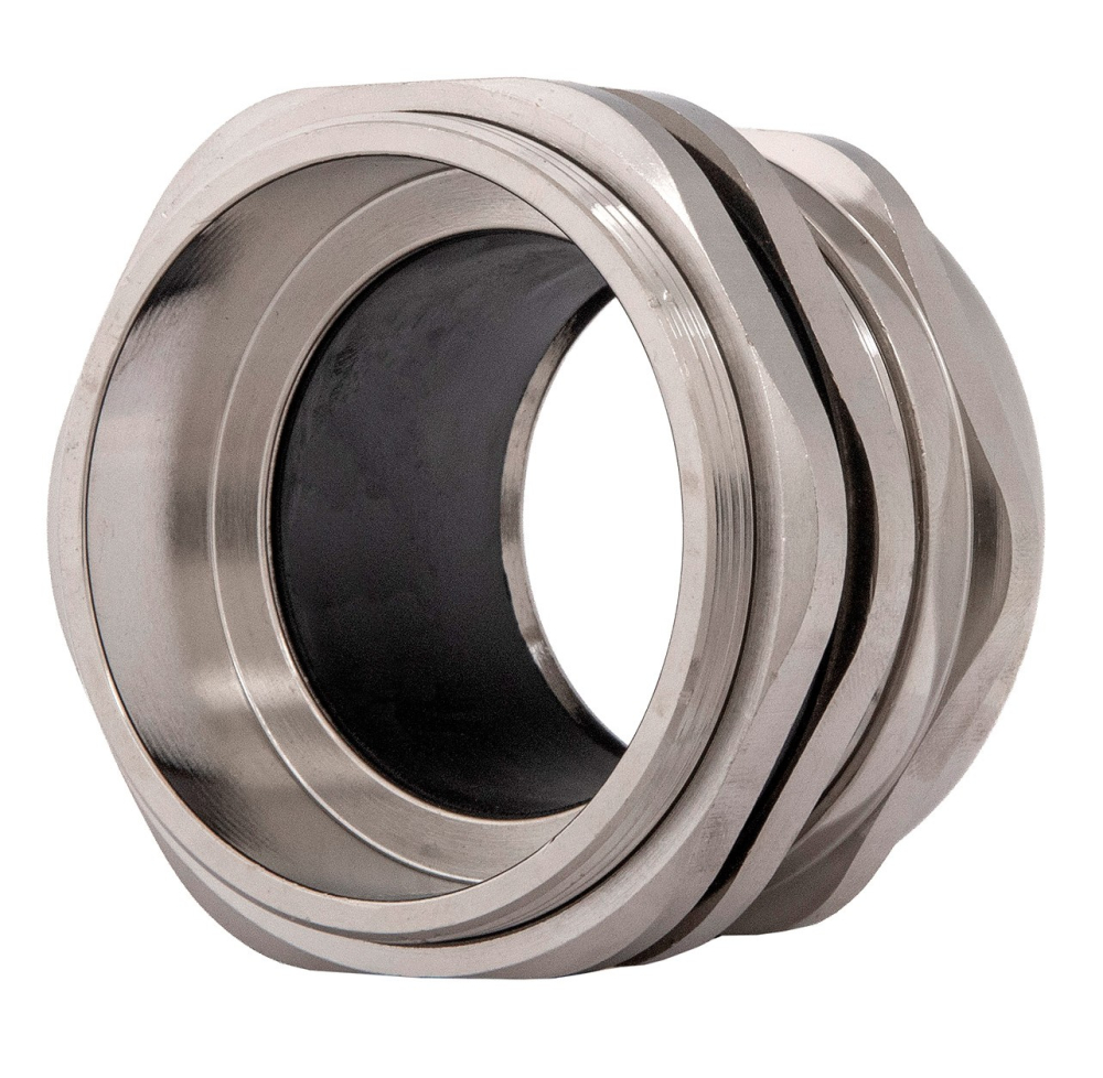 Presetupa metrica M63 din metal alama nichelata diametru 37-44mm IP68 [3]