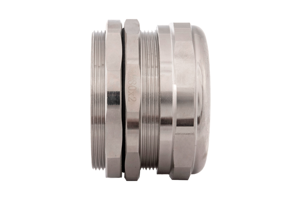 Presetupa metrica M80 din metal alama nichelata diametru 55-62mm IP68 [2]