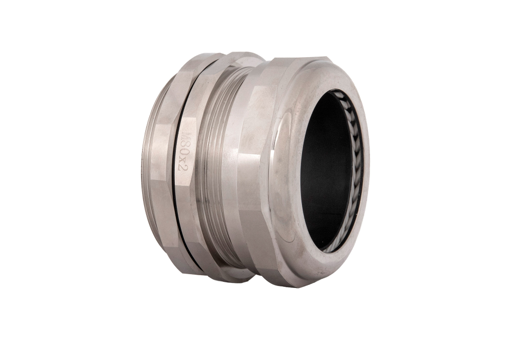 Presetupa metrica M80 din metal alama nichelata diametru 55-62mm IP68 [4]