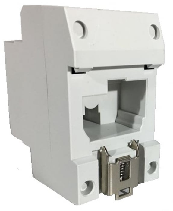 Priza schuko modulara pe sina DIN omega 16A 250V 2P+F IP30 45x45 cu protectie copii [2]