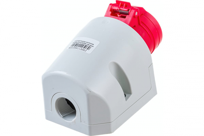 Priza trifazica aplicata 4 poli 16A 3P+E 6h CEE 380V IP44 [3]