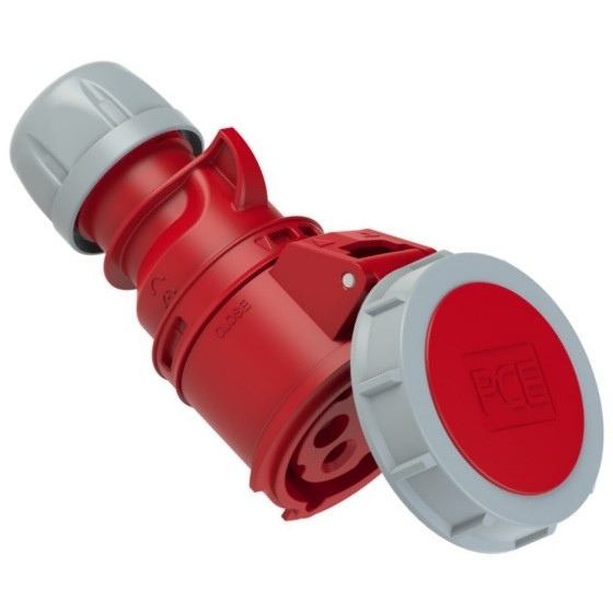 Priza trifazica mobila pe cablu 4 poli 16A 3P+E 6h CEE 380V IP67 [4]