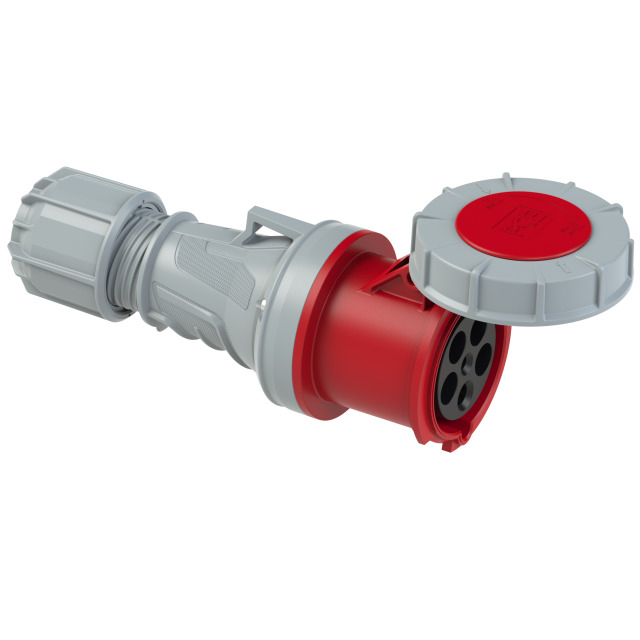 Priza trifazica mobila pe cablu 5 poli 63A 3P+N+E 6h CEE 380V IP67 [6]